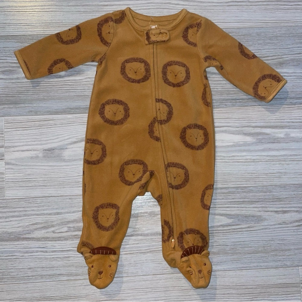 Carter’s Baby Boys Lion Fleece Sleep & Play 3 Months
